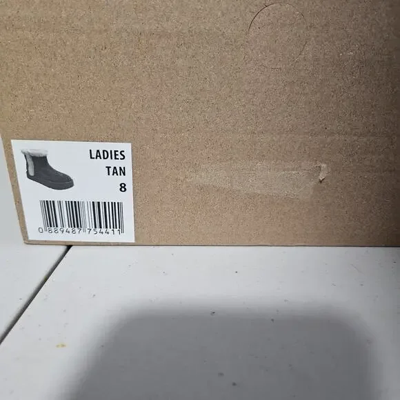 Time & Tru Women's Mini Faux Fur Cozy‎ Boot Size 8 - Picture 6 of 6